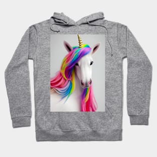 Cute Colorful Rainbow Unicorn Hoodie